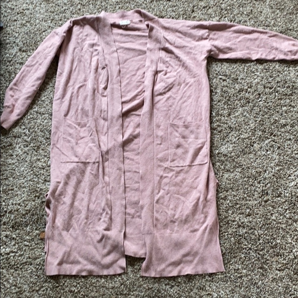 Long cardigan sweater